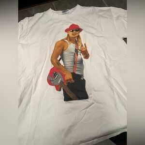 White Kid Rock Band Tee- XL printed on both sides